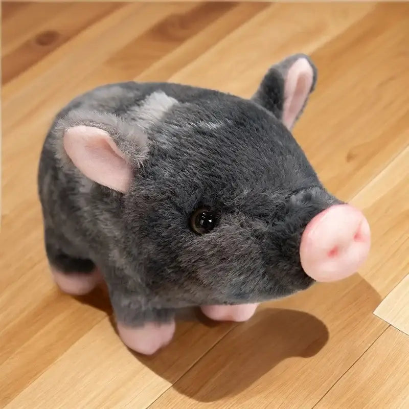 peluche cochon noir