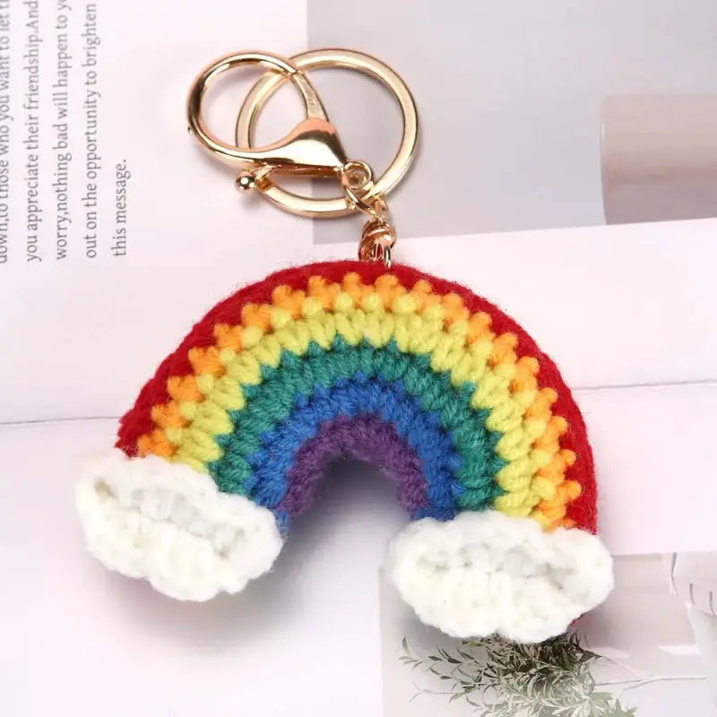 porte clé arc en ciel