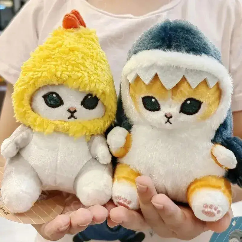 peluche chat requin