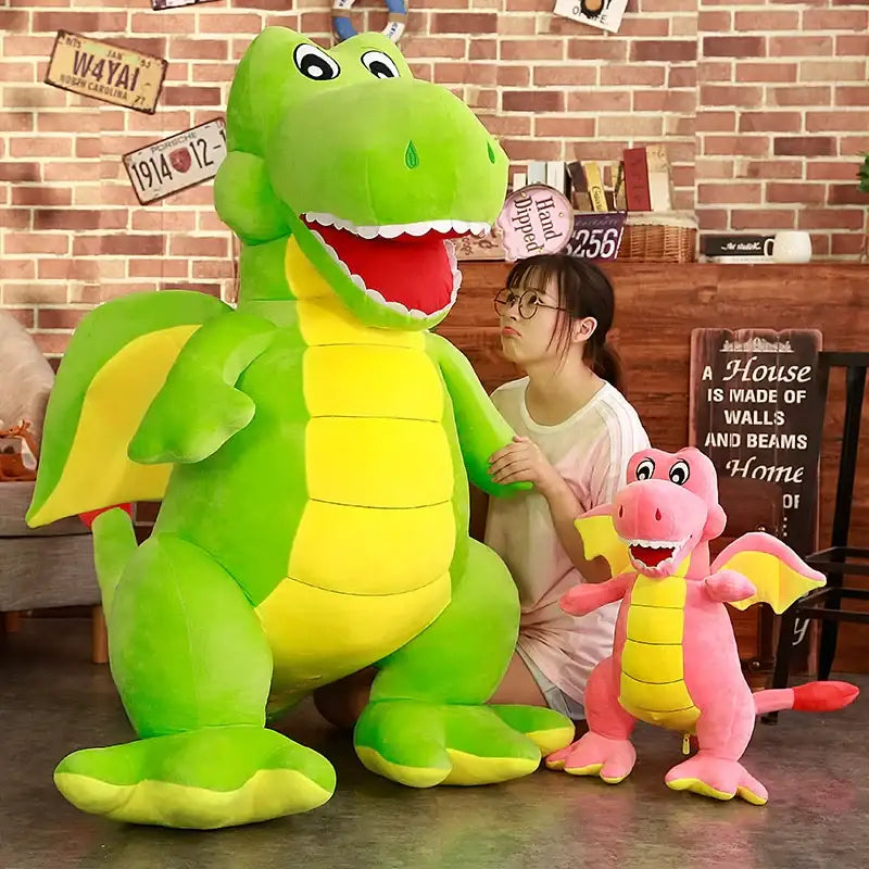 peluche dinosaure géante