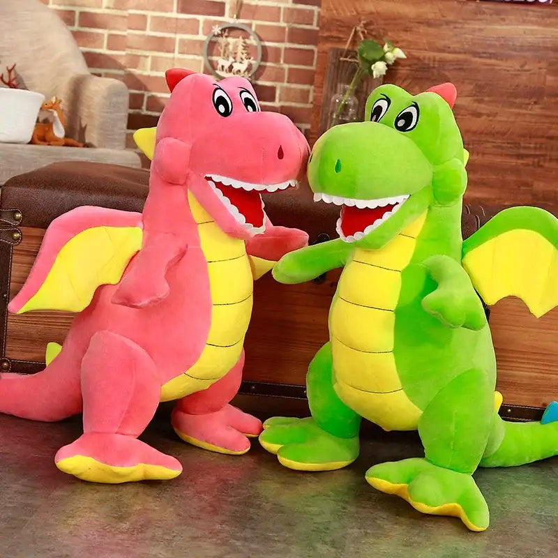 peluche dinosaure géante - Vert / 100cm