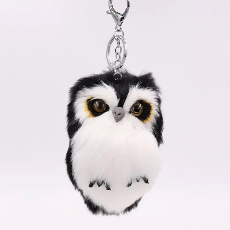 porte clé hibou - Noir