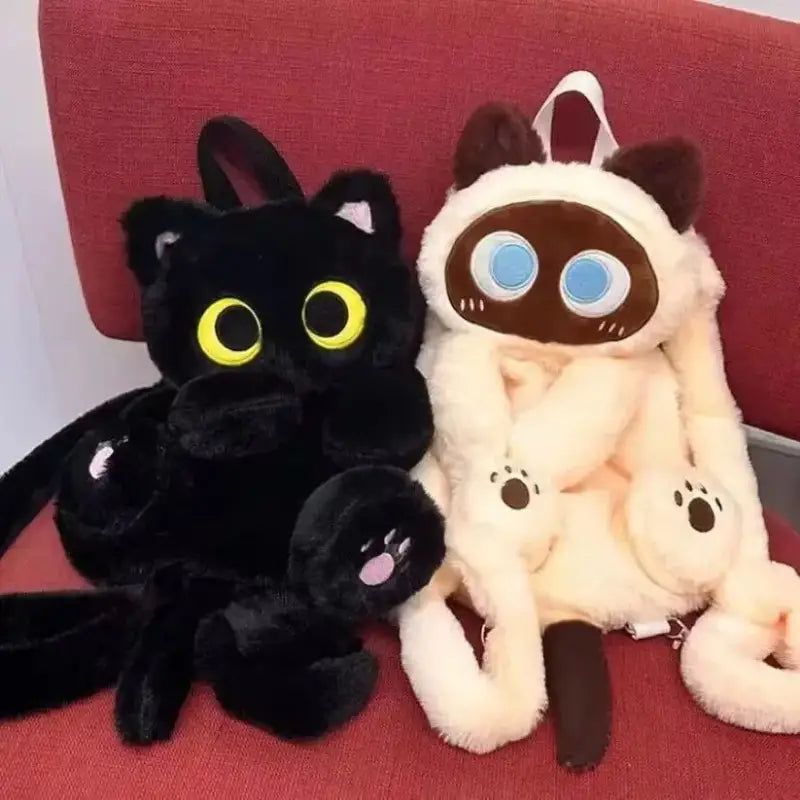 sac a dos peluche chat