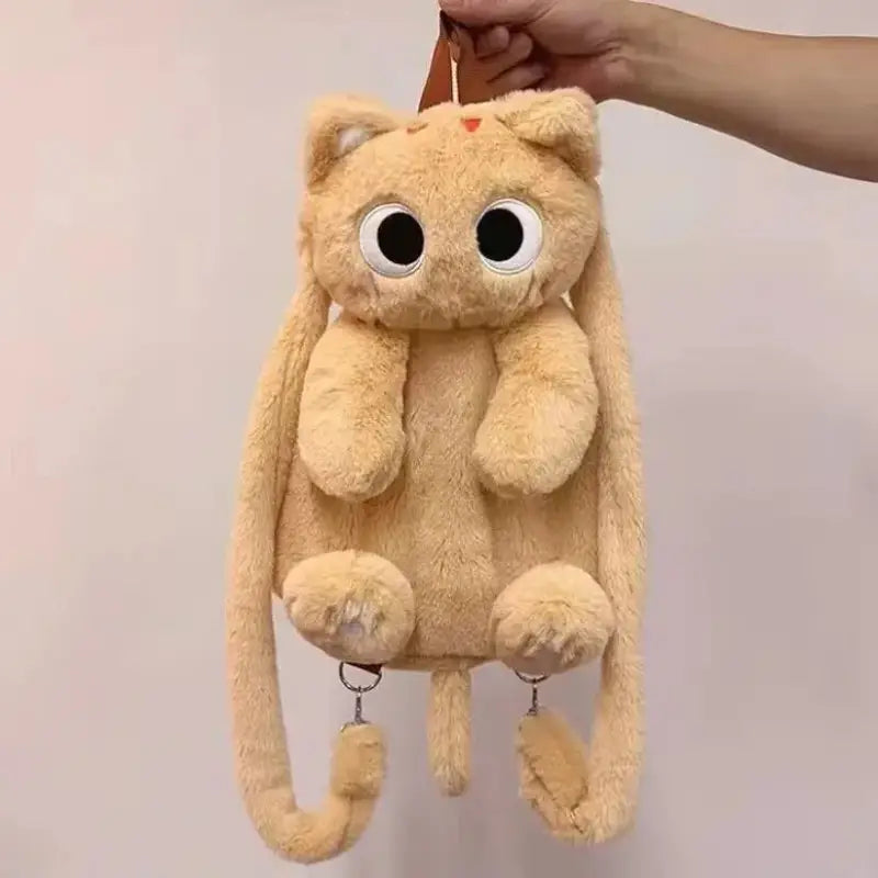 sac a dos peluche chat - Chat Roux