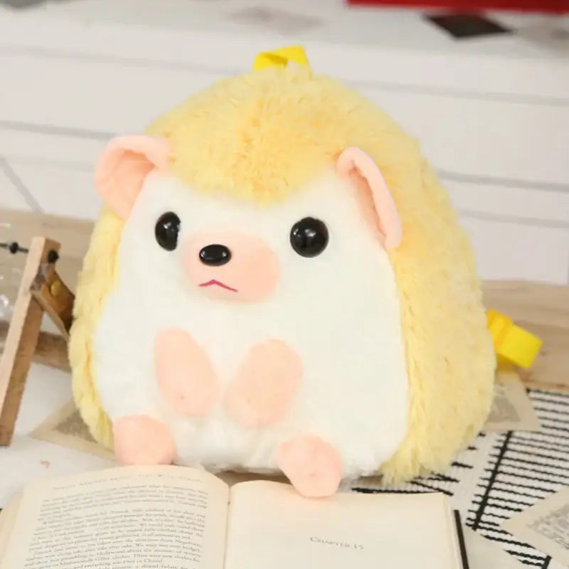 sac à dos hérisson - Jaune