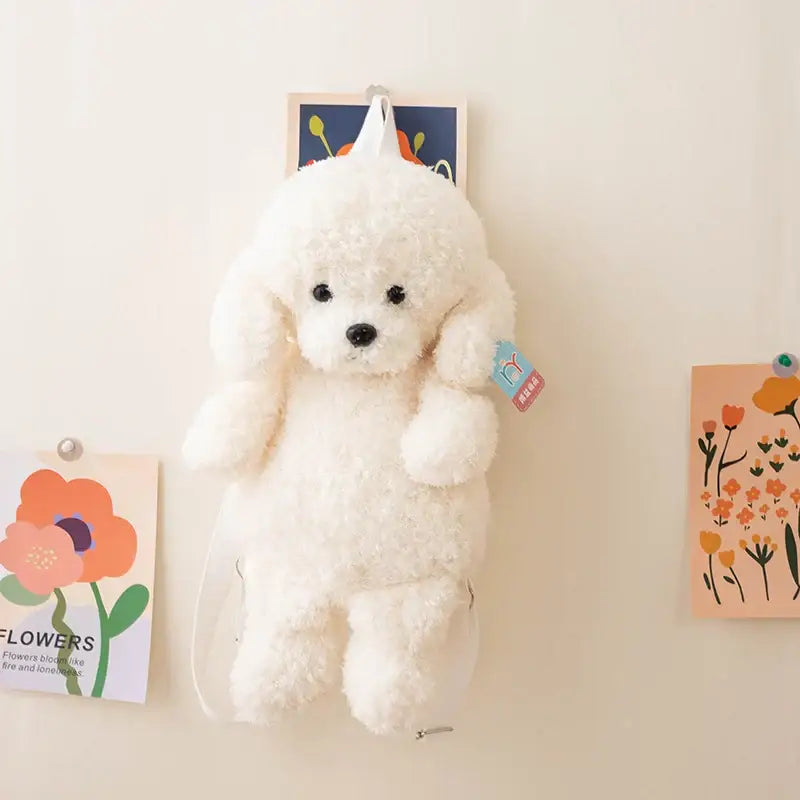 sac a dos chien - Blanc