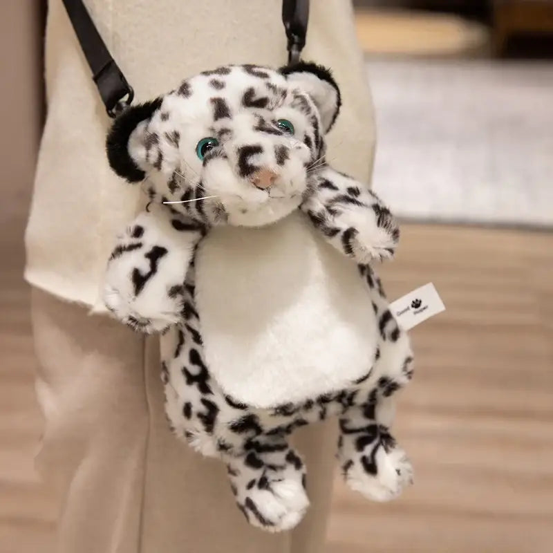 sac leopard - Blanc