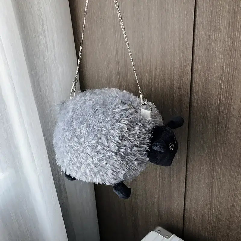 sac mouton - Gris