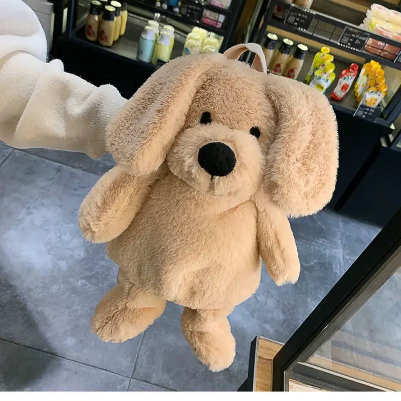 sac peluche chien