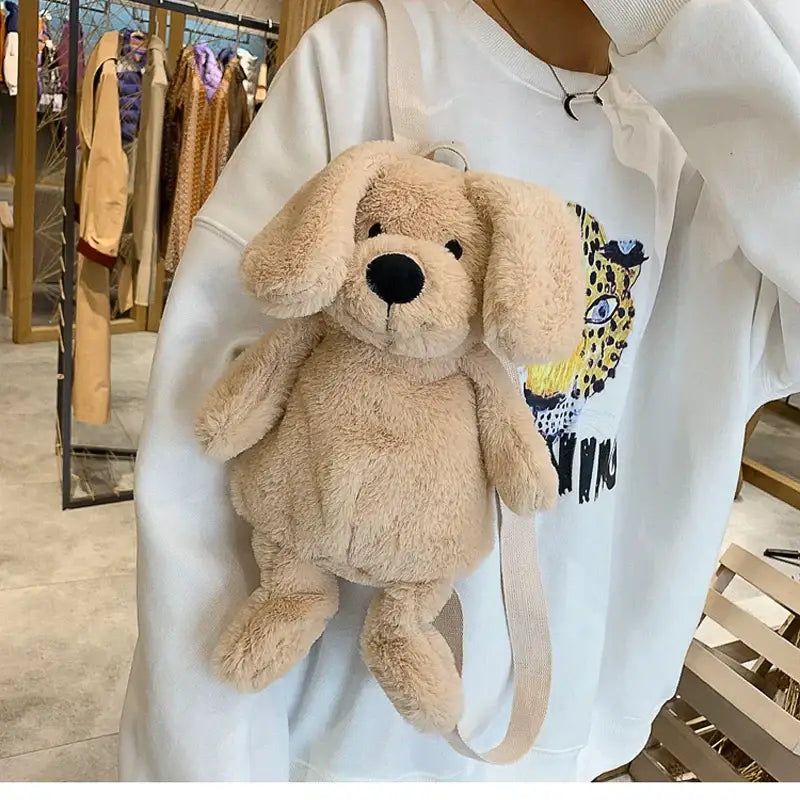 sac peluche chien