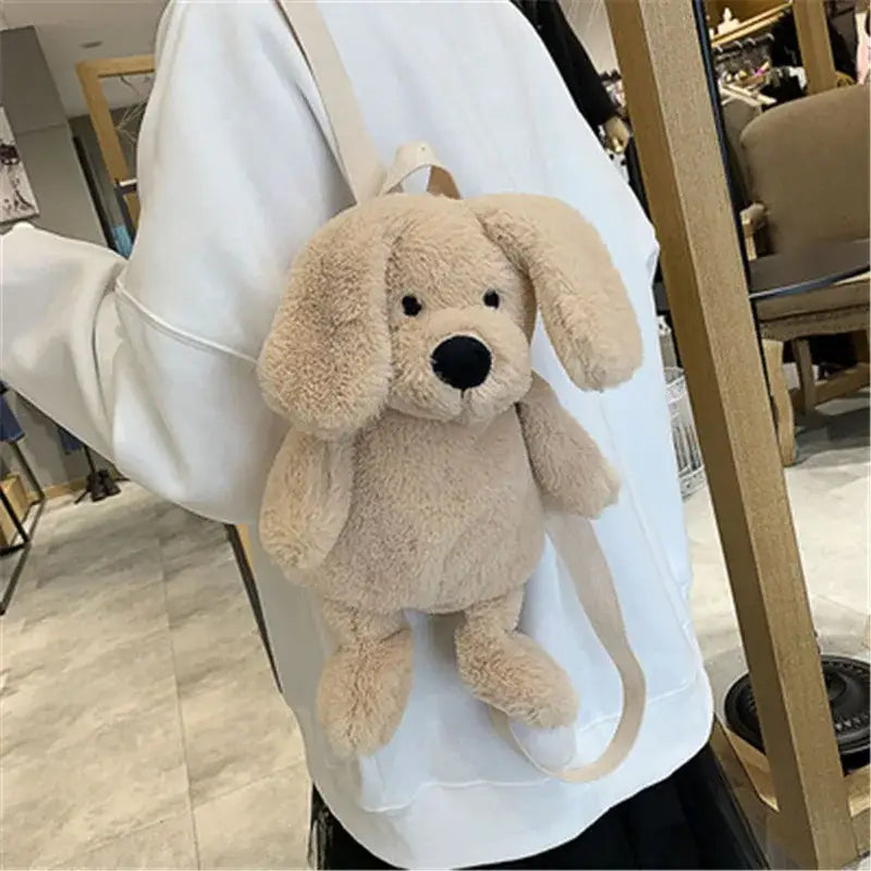 sac peluche chien
