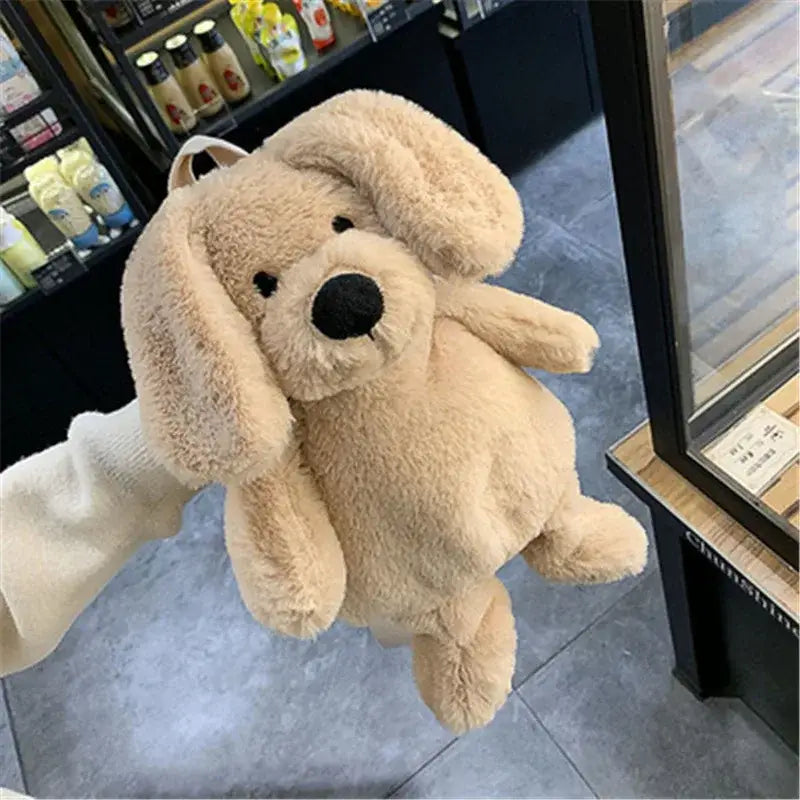 sac peluche chien
