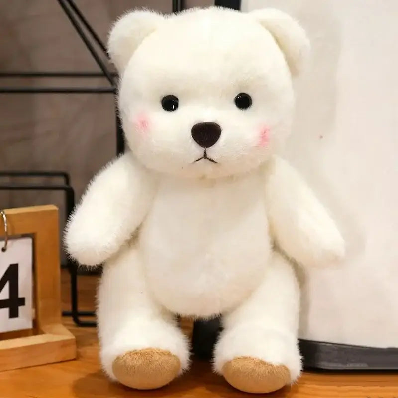 ours en peluche pour bebe - Blanc
