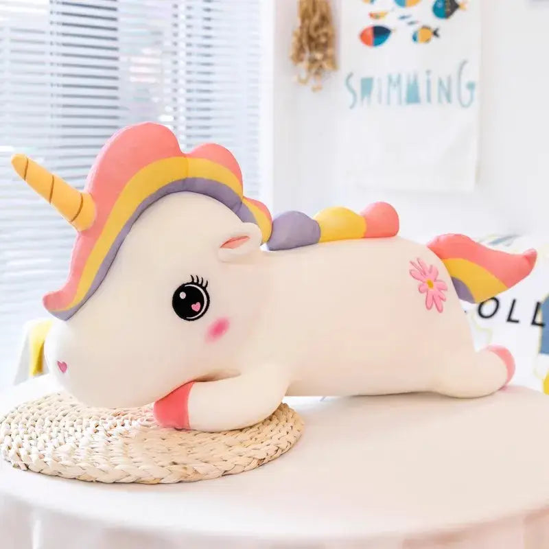 belle peluche licorne - Blanc / 40cm