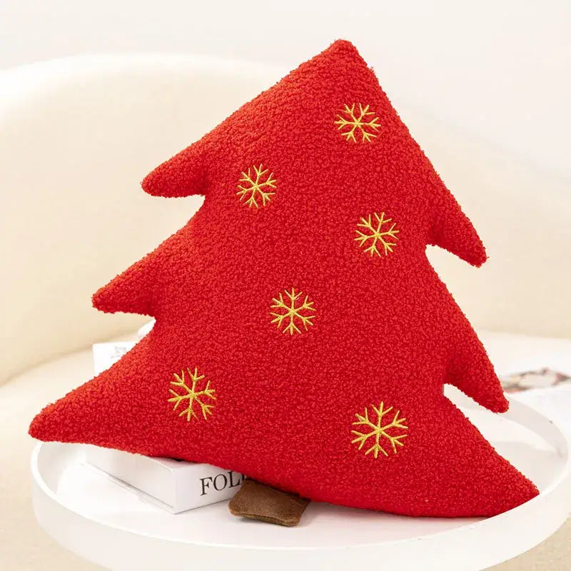 Sapin de Noel Peluche - Rouge - Sapin de Noel Peluche