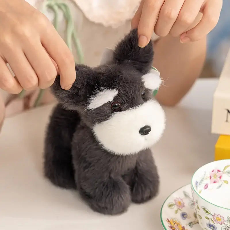schnauzer en peluche