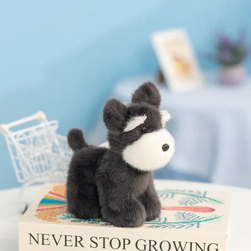 schnauzer en peluche - Debout