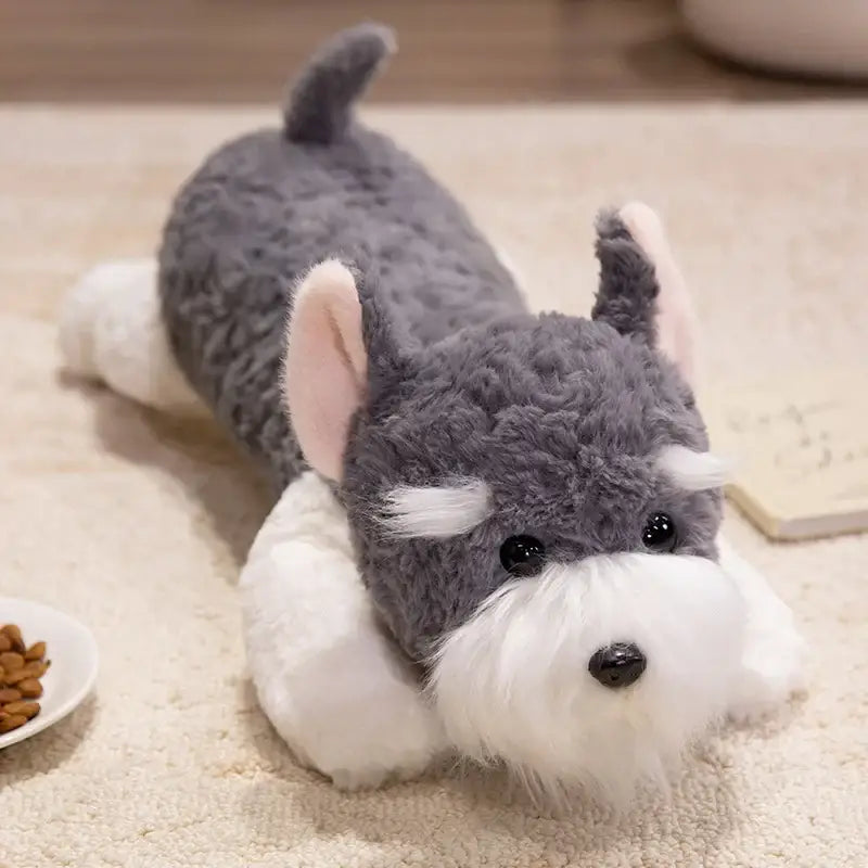 schnauzer peluche - Gris / 45cm