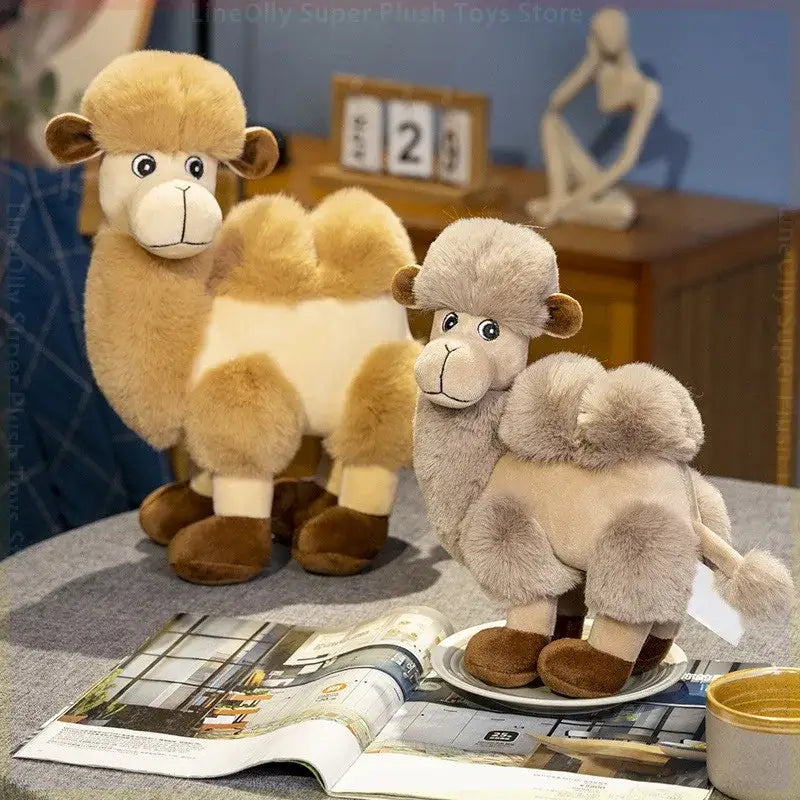 chameau en peluche