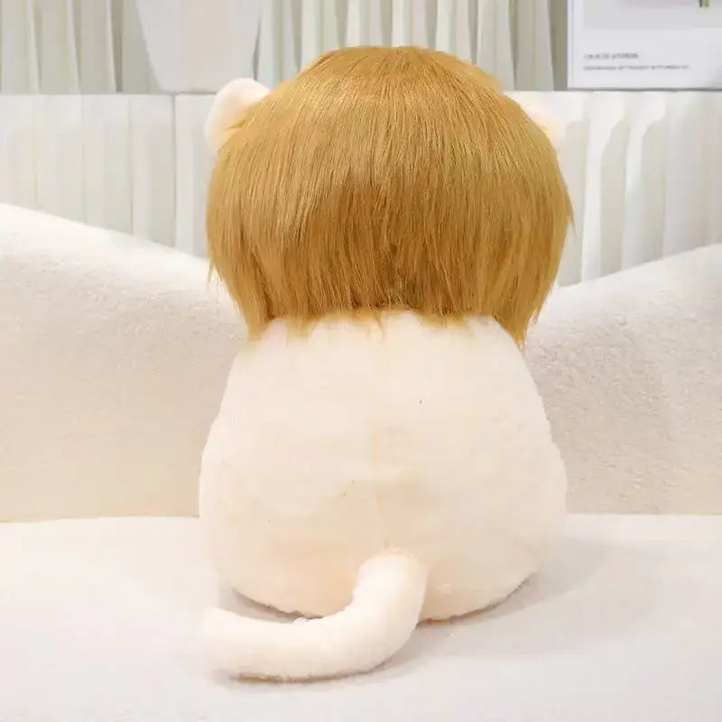 peluche lion assis