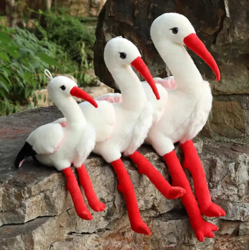 peluche cigogne