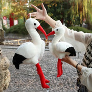 peluche cigogne