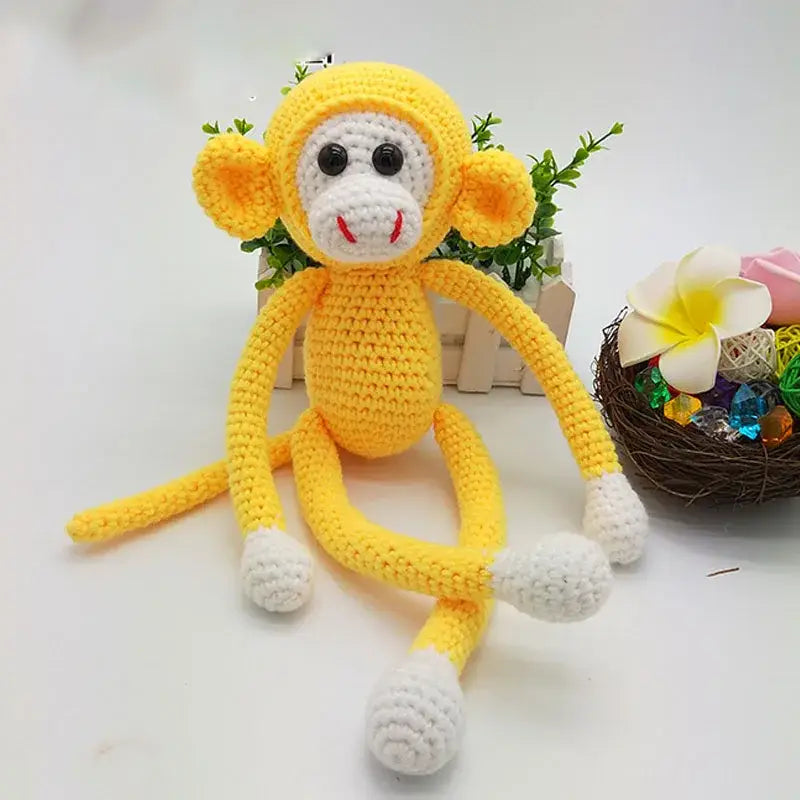 Singe Doudou - Jaune - Singe Doudou