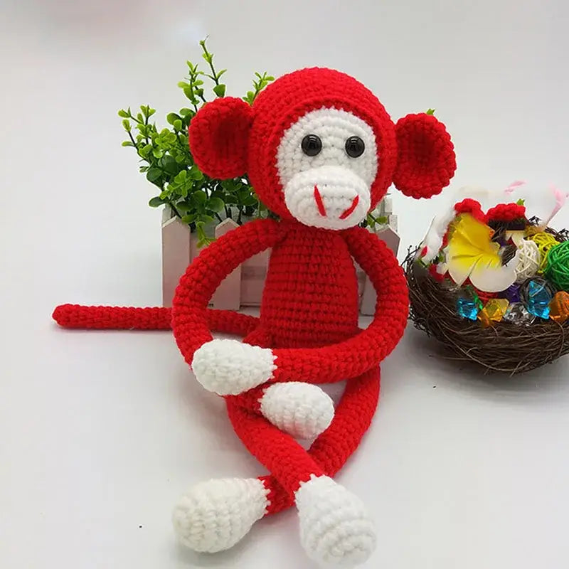 Singe Doudou - Rouge - Singe Doudou