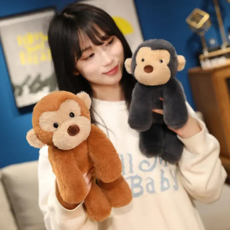 singe en peluche