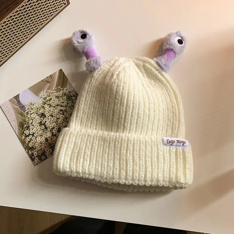 bonnet escargot - Blanc