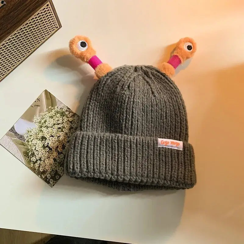 bonnet escargot - Gris