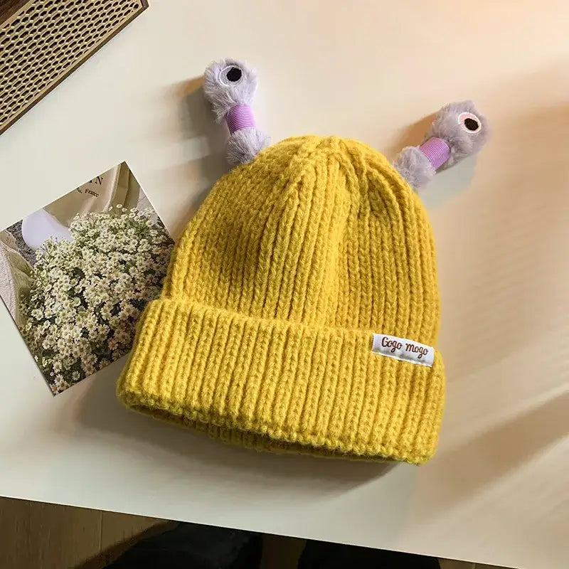 bonnet escargot - Jaune