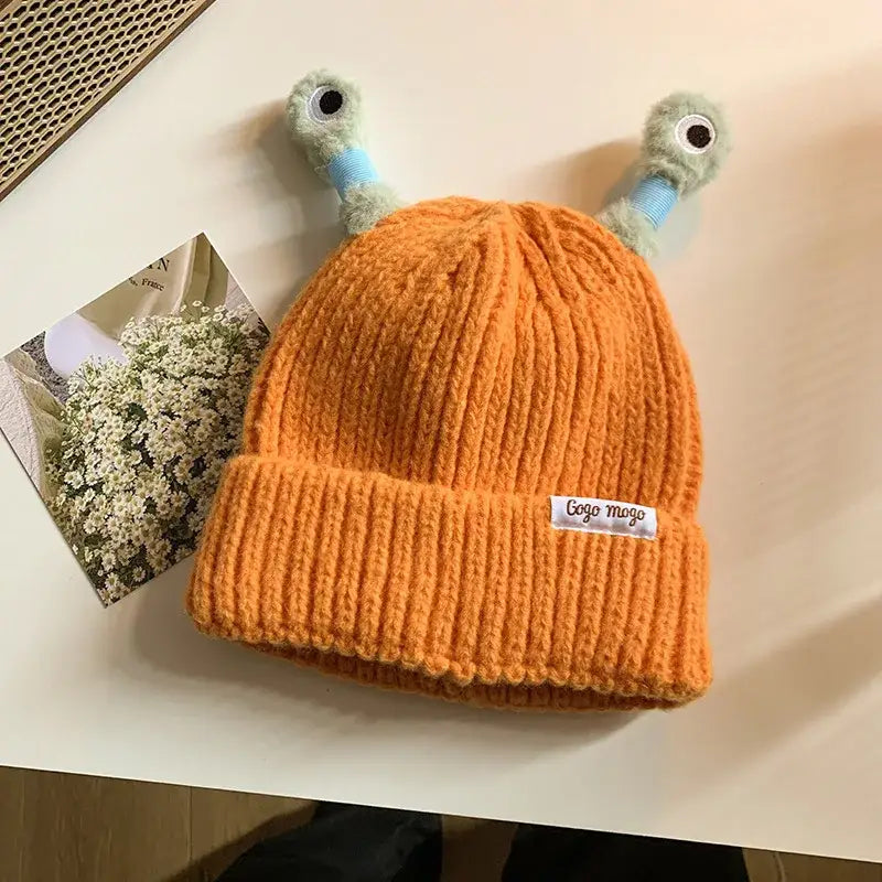 bonnet escargot - Orange