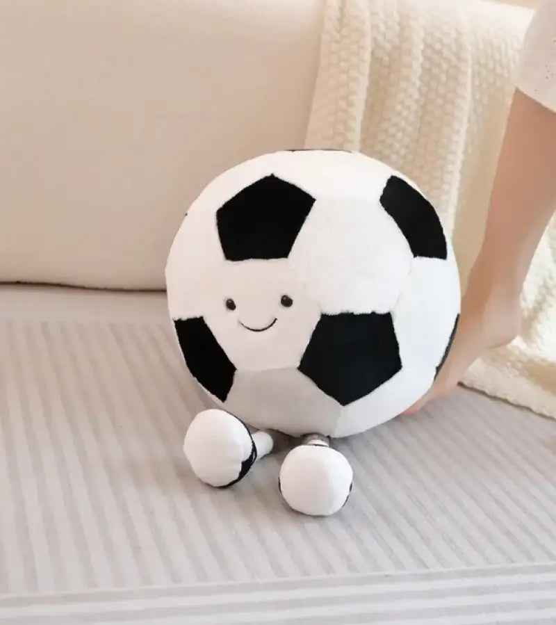 ballon de foot en peluche