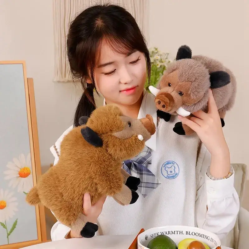 sanglier en peluche