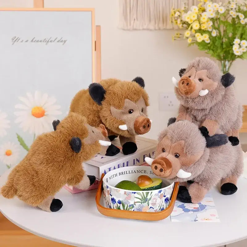 sanglier en peluche
