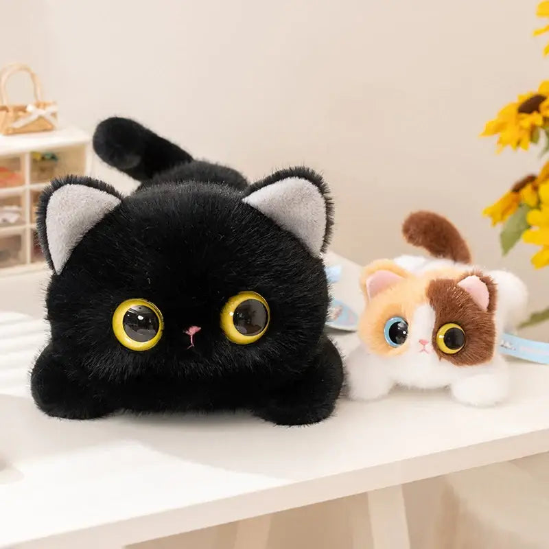 chat en peluche