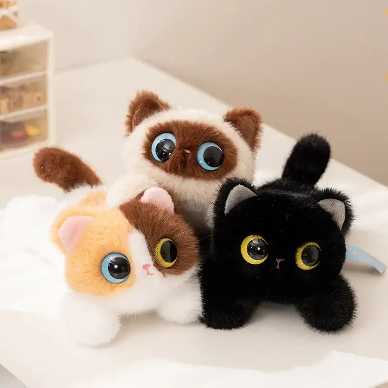 chat en peluche