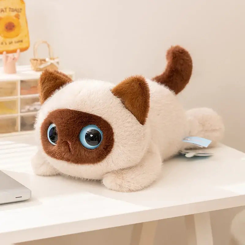 chat en peluche - Beige / 20m