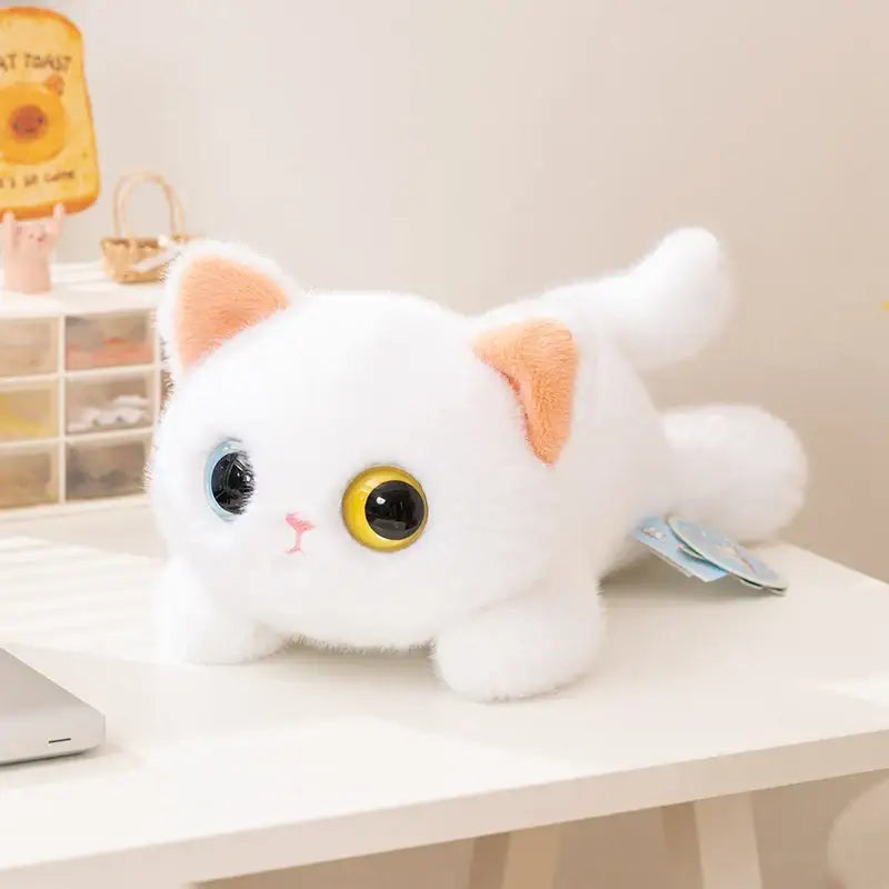 chat en peluche - Blanc / 20m