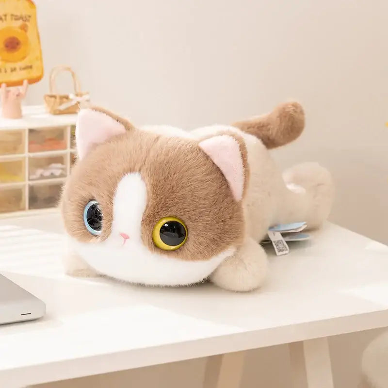 chat en peluche - Brun Clair / 20m
