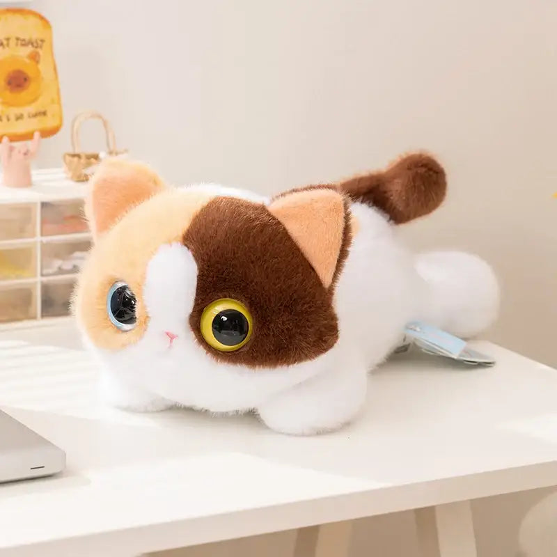 chat en peluche - Brun Foncé / 20m