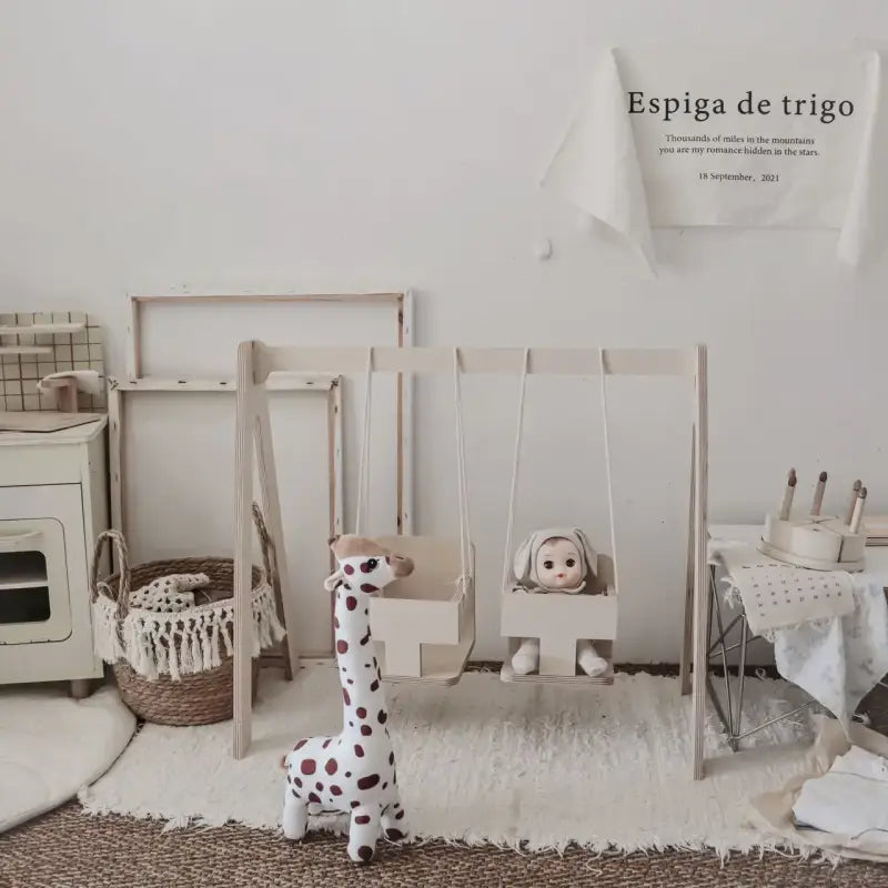 grande girafe en peluche - 40cm
