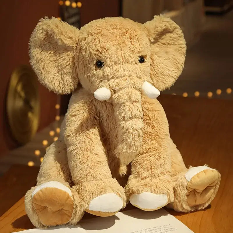 grande peluche éléphant - Brun