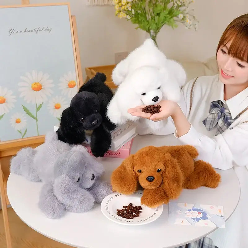 spitz nain peluche