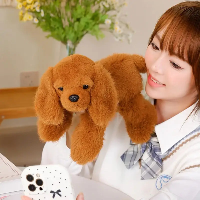 spitz nain peluche