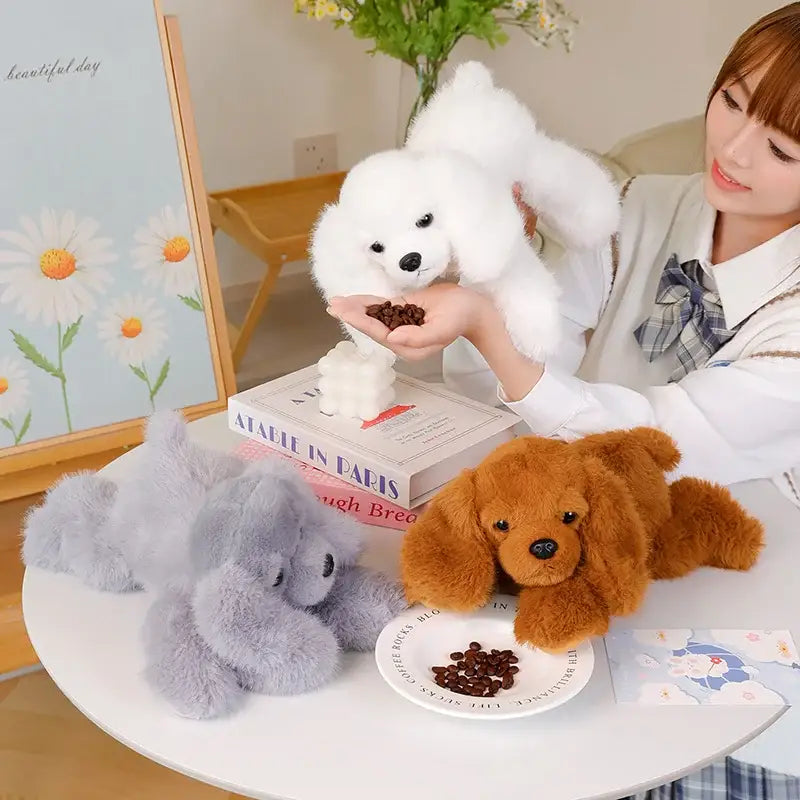 spitz nain peluche