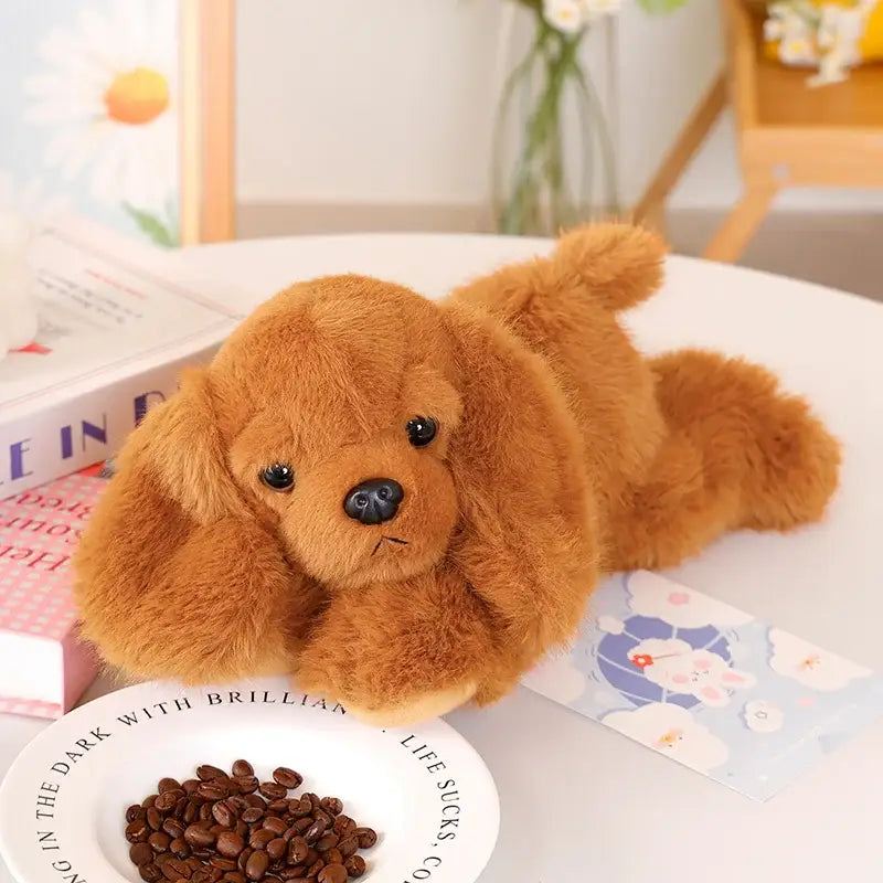 spitz nain peluche - Brun