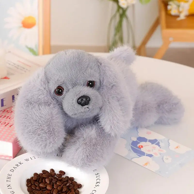 spitz nain peluche - Gris
