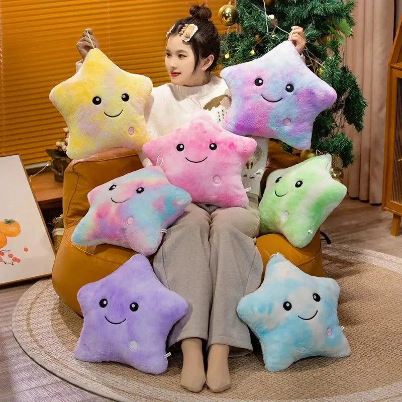 etoile lumineuse peluche